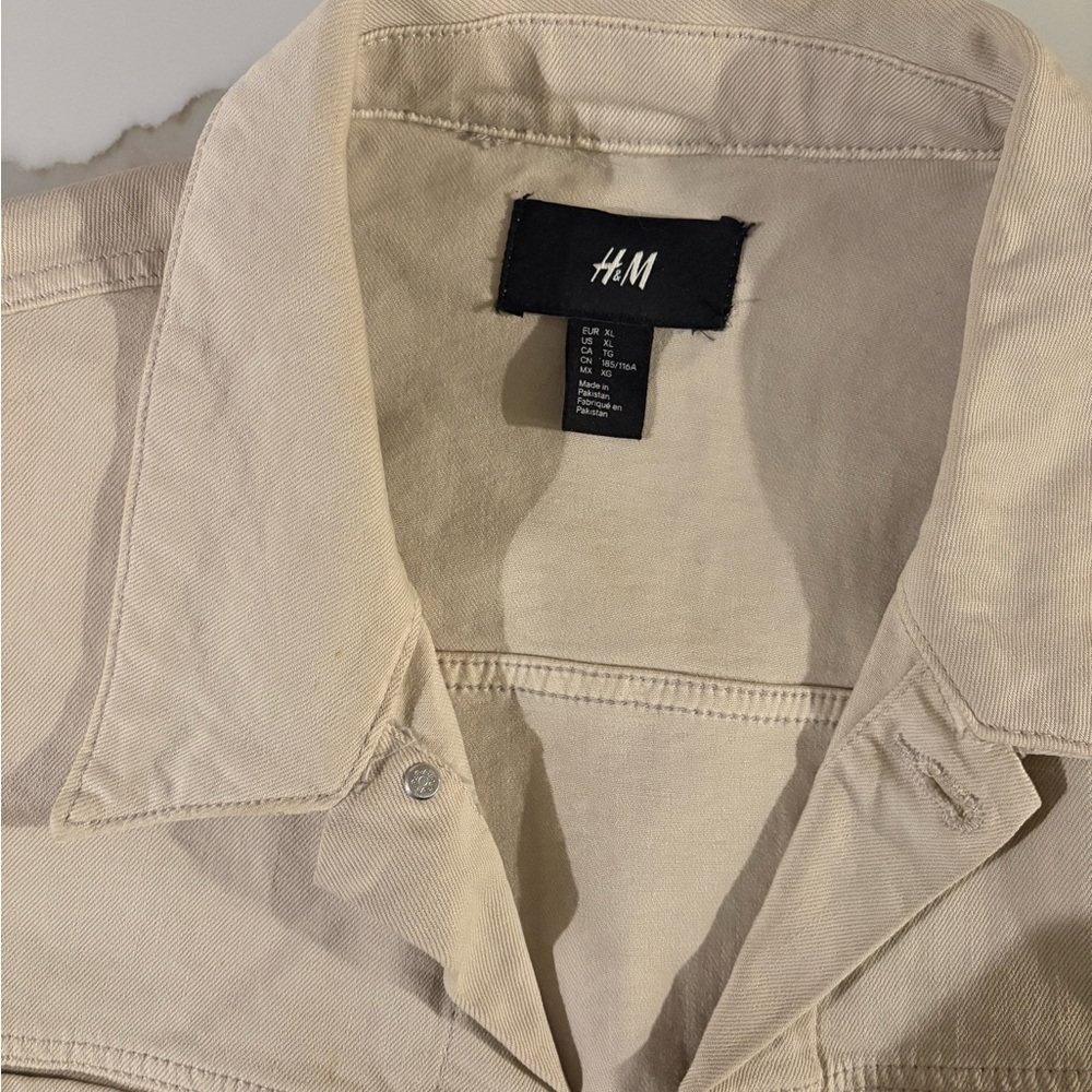 H&M Light Tan Collared Shirt